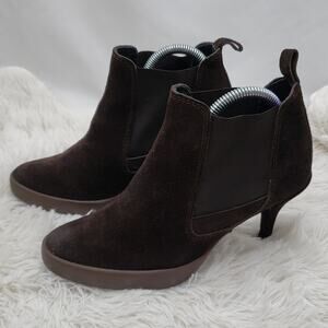 PEDRO GARCIA  ANKLE BOOTIES BROWN SUEDE SIZE 39